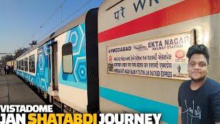 Jan Shatabdi Express Journey | low cost super fast trains | Ahmedabad to statue of unity