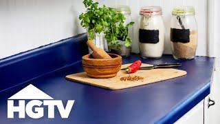 How to Paint Laminate Countertops | HGTV