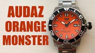 Audacious Orange Monster! Audaz Reef Diver Automatic Review (ADZ-2040) - Perth WAtch #294