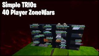 40 Player TRIO ZoneWars FFA Map Code: 1469-2440-9680