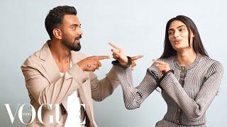 Newly-Weds KL Rahul & Athiya Shetty Take The Relationship Quiz | Vogue India