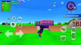 Skateboarding in Dude Wars: Pixel FPS Shooter