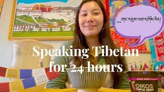 SPEAKING TIBETAN FOR (another) 24 HOURS!  