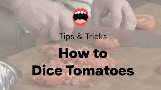 How to Dice Tomatoes | Chef Daniel Holzman | Project Foodie