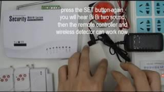 (Earykong) How to pair the 433MHz wireless siren to your alarm system,