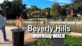 Beverly Hills Los Angeles Morning Walk to Beverly Hills Sign | City Sounds