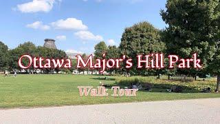 Ottawa Downtown Major's Hill Park Walk Tour, Ontario, Canada