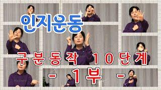 치매예방운동 어린이집 유치원 인지운동 난이도별 10단계 구분동작 (I)/ 1~5단계/ hand's rhythm