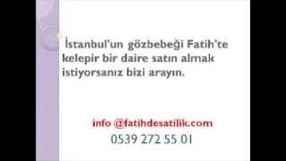 Fatih Fevzipaşa Caddesinde Satılık Daire, 0539 272 55 01, fatihdesatilik.com