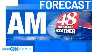 48 First Alert Forecast: Sunny, upper 40s and calm for Thursday