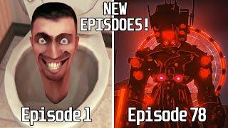 Skibidi Toilet 1 - 78 ALL Episodes (60 FPS REMASTERED) The Reaper Speakerman (Episode 78)