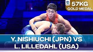 Gold Medal • FS 57Kg • Yuto NISHIUCHI (JPN) vs. Luke Joseph LILLEDAHL (USA)