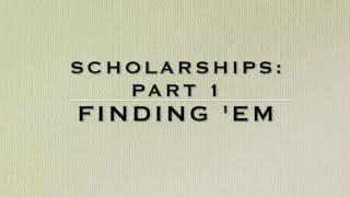 How to Find Scholarships