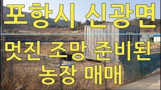 포항부동산 신광면 흥곡리 창고,전기,수도 준비된 농장 매매 포항전원주택왕