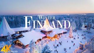 Winter Finland 4K Ultra HD • Stunning Footage Finland, Scenic Relaxation Film with Calming Music