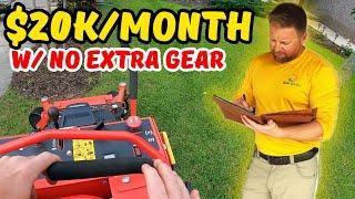 No Extra Trucks or Equipment - $20K/Month Lawn Business Explained