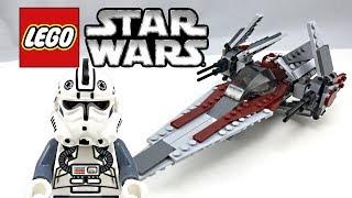 LEGO Star Wars V-Wing Fighter review! 2006 set 6205!