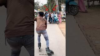 Skating masti  #skater #brotherskating #skater #girlreaction #funnyvideo #publicreaction #india