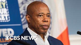 New York Mayor Eric Adams speaks after NYC police commissioner announces resignation | full video