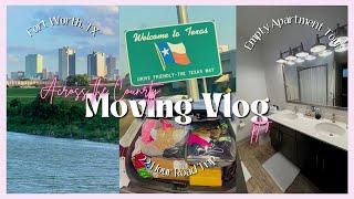 Moving to DFW | Empty Apartment Tour | Apartment Shopping Haul | Baltimore to Texas Road Trip