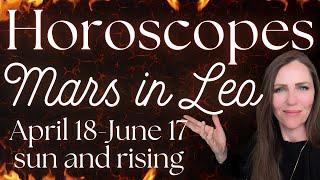 Mars in Leo Horoscopes + Pluto Opposition