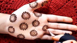 Latest easy front hand mehndi design video tutorial by mehndi planet