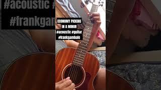 ECONOMY PICKING IN A MINOR #acoustic #guitar #frankgambale @FrankGambaleTV #thursdaypick #practice