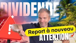 Dividendes et Report à Nouveau : Stop aux Idées Reçues ! (Ce que PERSONNE ne te dit)