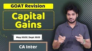 Capital Gains | Income Tax Revision | Income tax Marathon | GOAT Revision | Amendments Time Stamps