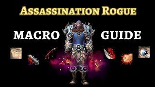 Assassination Rogue PvP Macro Guide, 11.0.5 #worldofwarcraft