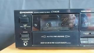 Cassette Deck Pioneer CT-S501R Autoreversible-Dolby HX Pro