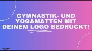 Yogamatte / Gymnastikmatte bedruckt und personalisiert