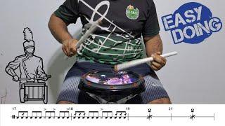 EASY DOING - Street Cadence | Snare Drum Cover: Jonas Luiz