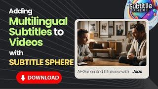 Multilingual AI Video with Subtitles (English, Português, 日本語, فارسی) | Powered by Subtitle Sphere