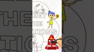 Emotions Inside Out 2 #insideout2 #coloringpages