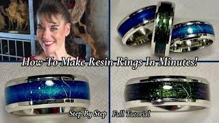 #196 UV Resin Rings! Full Tutorial Step By Step