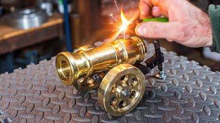 How to Make a Powerful Miniature Cannon - DIY Guide