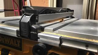 Dewalt table saw DW745 review