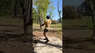 I’ll take the birdie on that one! Using my PA-3 putter. #discgolf
