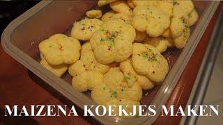 MAIZENA KOEKJES MAKEN || EET VLOG #5