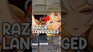 XILONEN’S KIT but it’s RAZOR LANGUAGE.