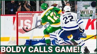 POSTCAST: MATT BOLDY SCORES IN OT AS WILD STUN MAPLE LEAFS 2-1 IN OT!