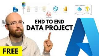 Azure End-To-End Data Engineering Project for Beginners (FREE Account) | SQL DB Tutorial