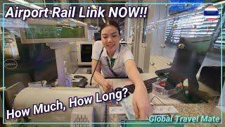 Bangkok Airport Rail Link (ARL) Train Downtown to Suvarnabhumi  Thailand