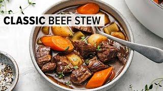 The ultimate BEEF STEW is a cold-weather, one-pot wonder for dinner!