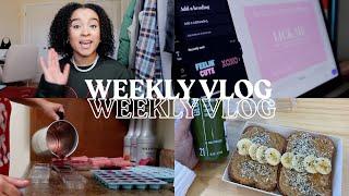 VLOG: PREPPING FOR VALENTINES LAUNCH +  MY FAMOUS SANDWICH + FILMING + SO MANY PACKAGES