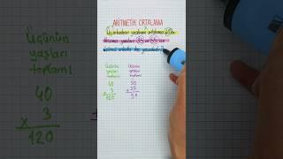 6.SINIF🟢ARİTMETİK ORTALAMA🟢 #aritmetikortalama ️️