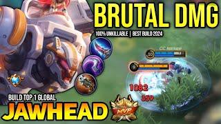 JAWHEAD BEST BUILD 2024 | BUILD TOP GLOBAL JAWHEAD GAMEPLAY | MOBILE LEGENDS