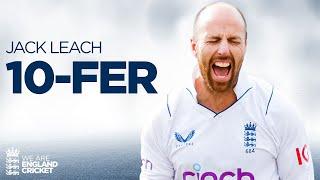  10-Wickets In The Match! |  Jack Leach Spins Team To Victory  | England v New Zealand