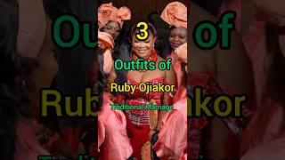 3 Outfits Of Ruby Ojiakor Traditional Marriage